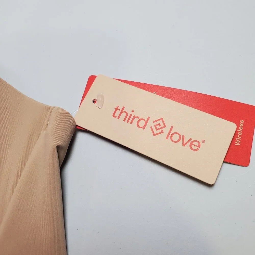 ThirdLove 24/7 CLASSIC Wireless Bra Women Plus Size 3X NWT T Shirt Smooth Taupe - Picture 3 of 11